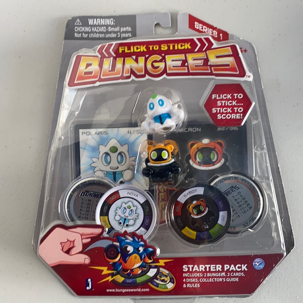 Bungees Flick &Stick StarterPack 2 Toys & Game.